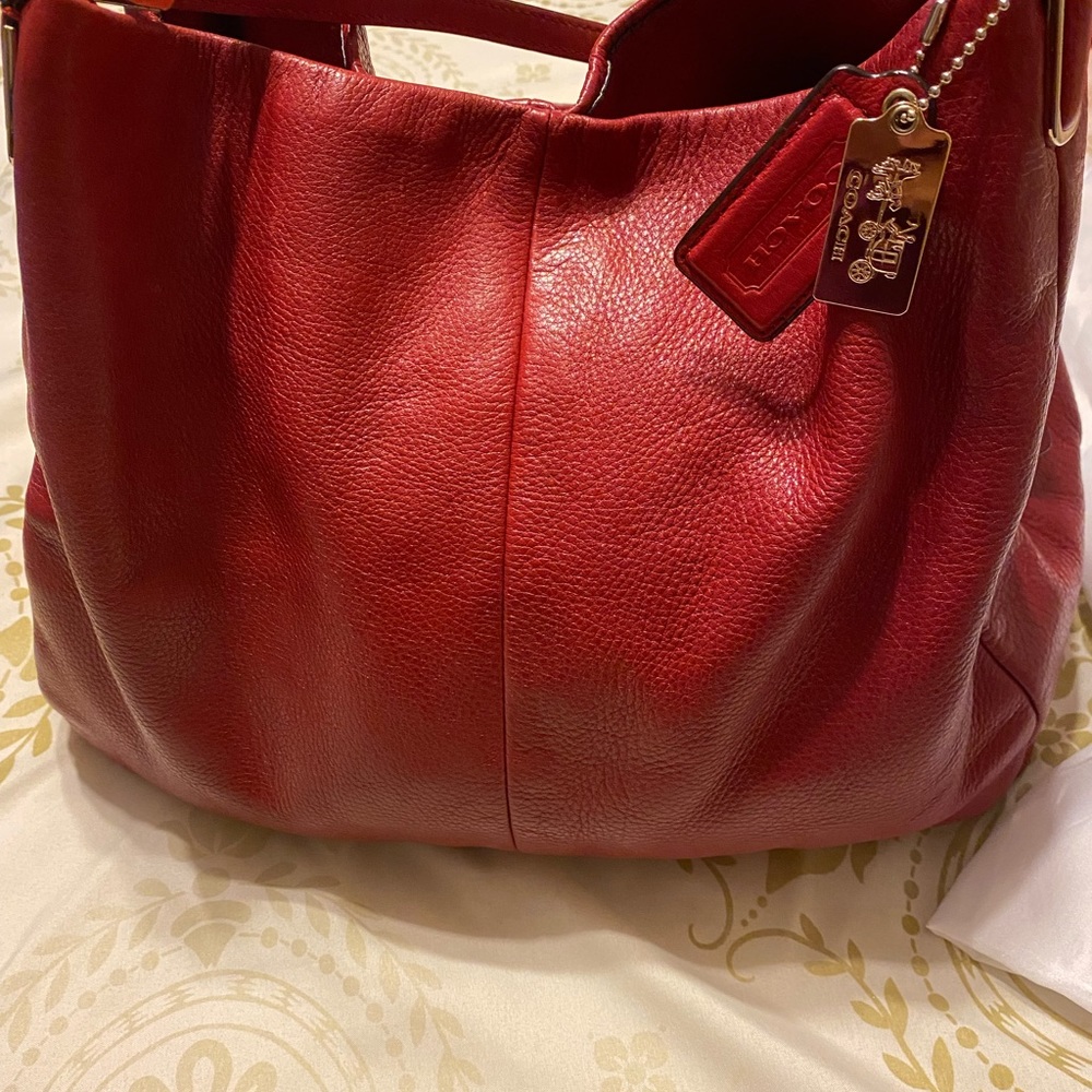 Red Coach Handbag
